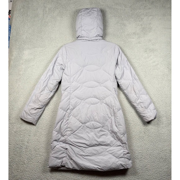 The North Face Miss Metro Down Parka Jacket Grey 550 Fill Hooded Womens Small - Picture 8 of 8